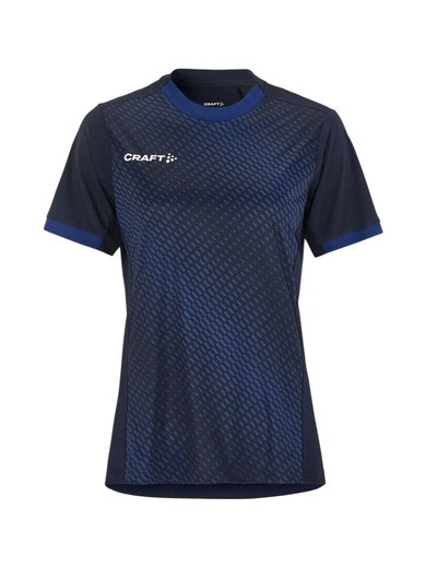 Craft Sport-Shirt Evolve 2.0 Graphic Jersey (strapazierfähig, leicht) navyblau Damen